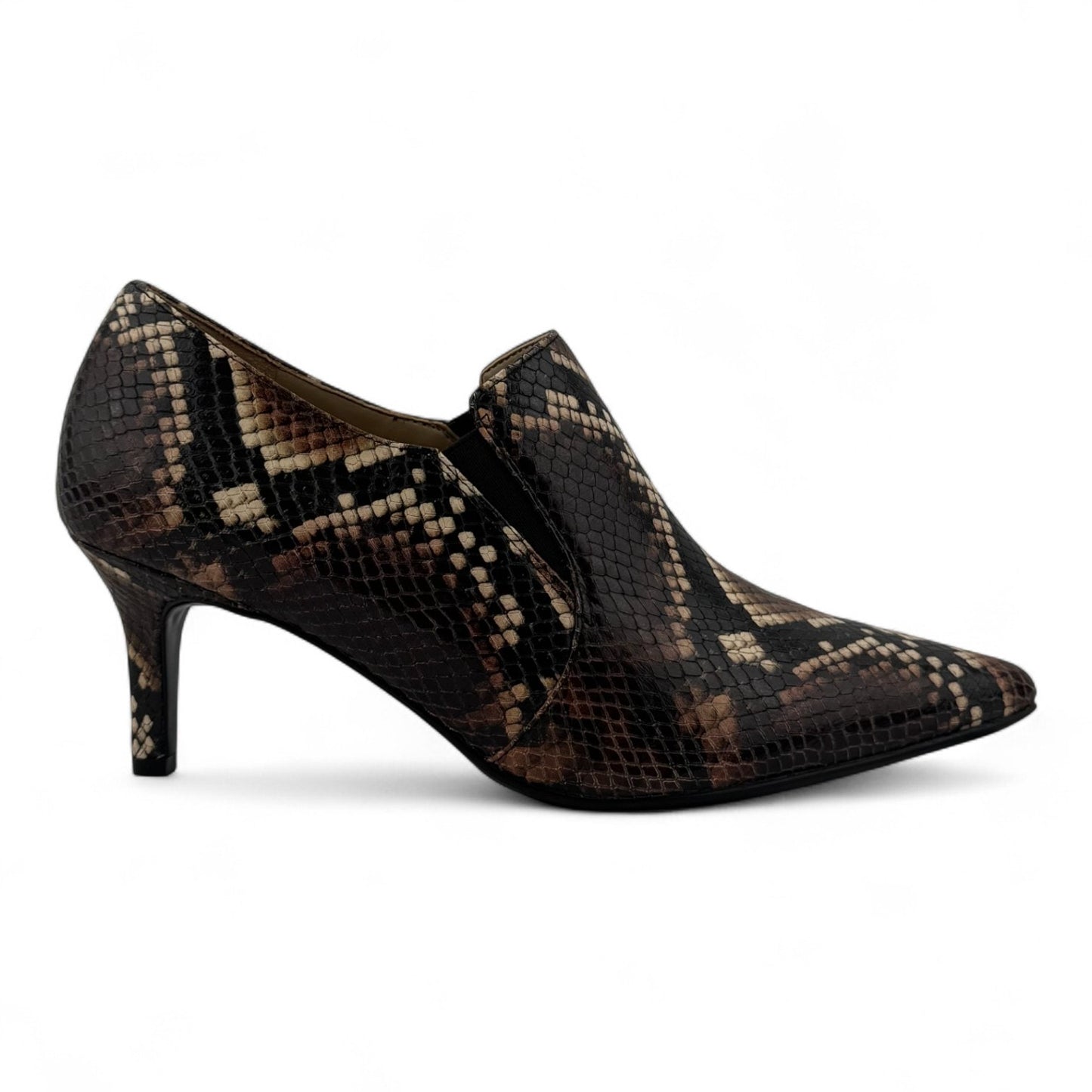 Naturalizer Evan Heels โ Brown Snake Print