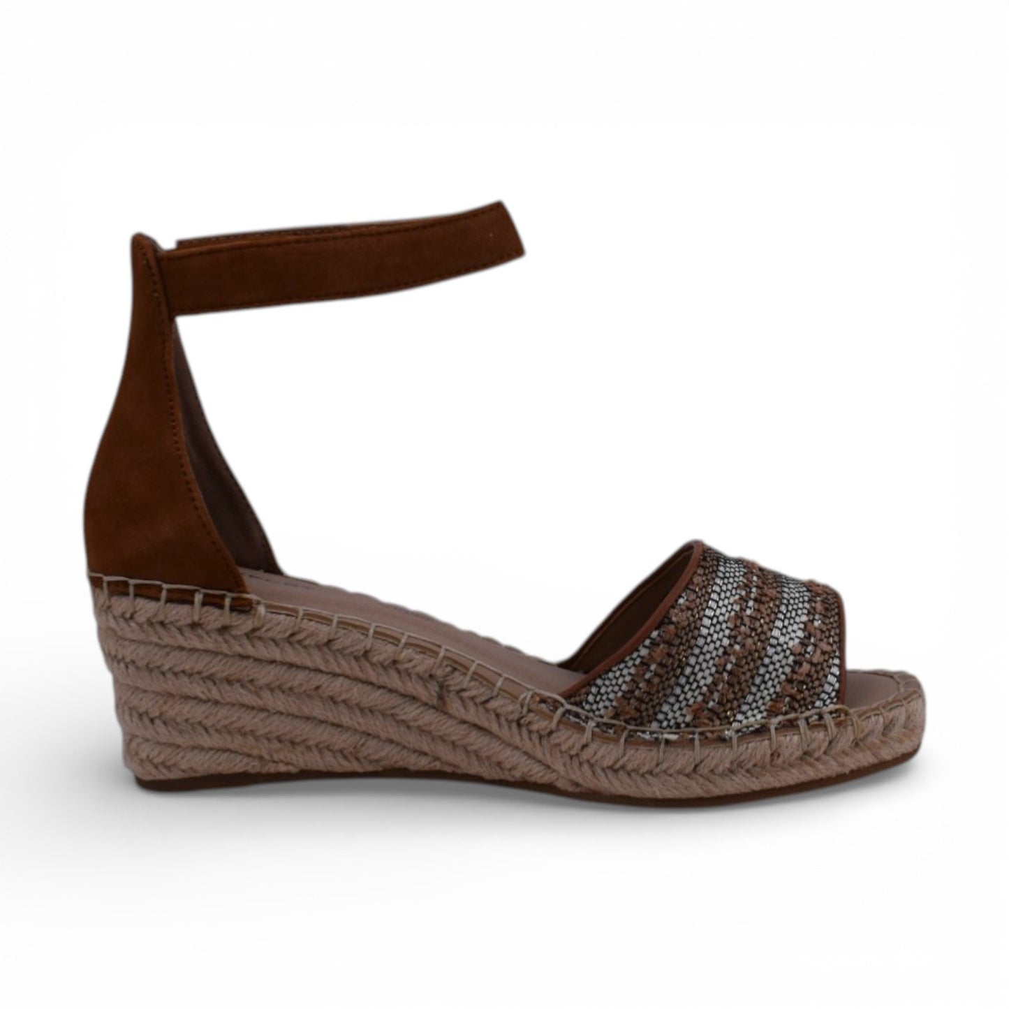 Rockport Marah Tan Espadrille Wedge Sandals | Size 7.5