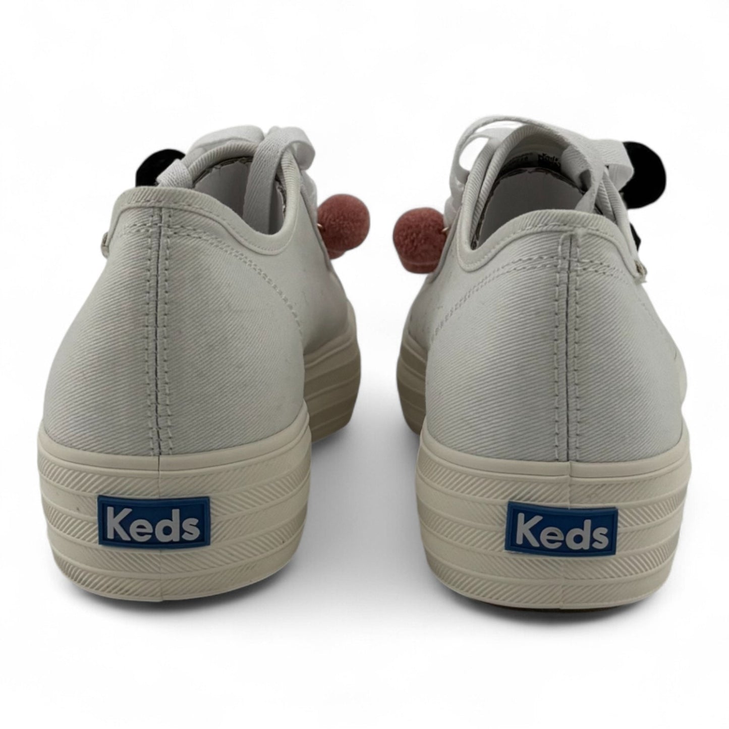 Keds Triple Kick Pom Pom Sneakers β White