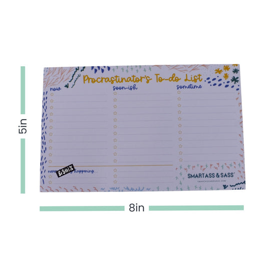 Procrastinator’s To-Do List Pad