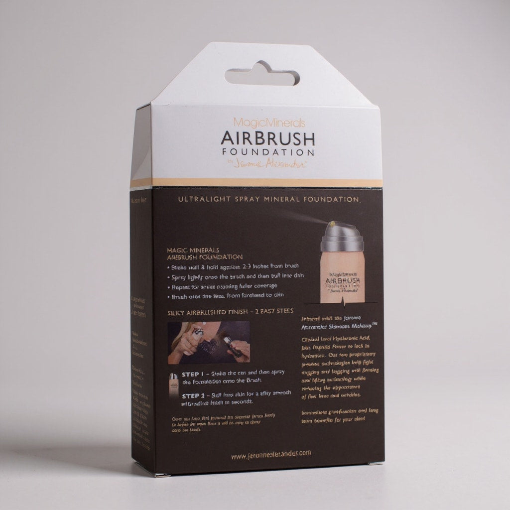 MagicMinerals Airbrush Foundation Kit – Spray-On Mineral Makeup + Brush