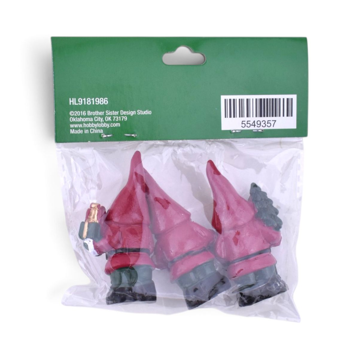 Mini Holiday Gnomes, Set of 3