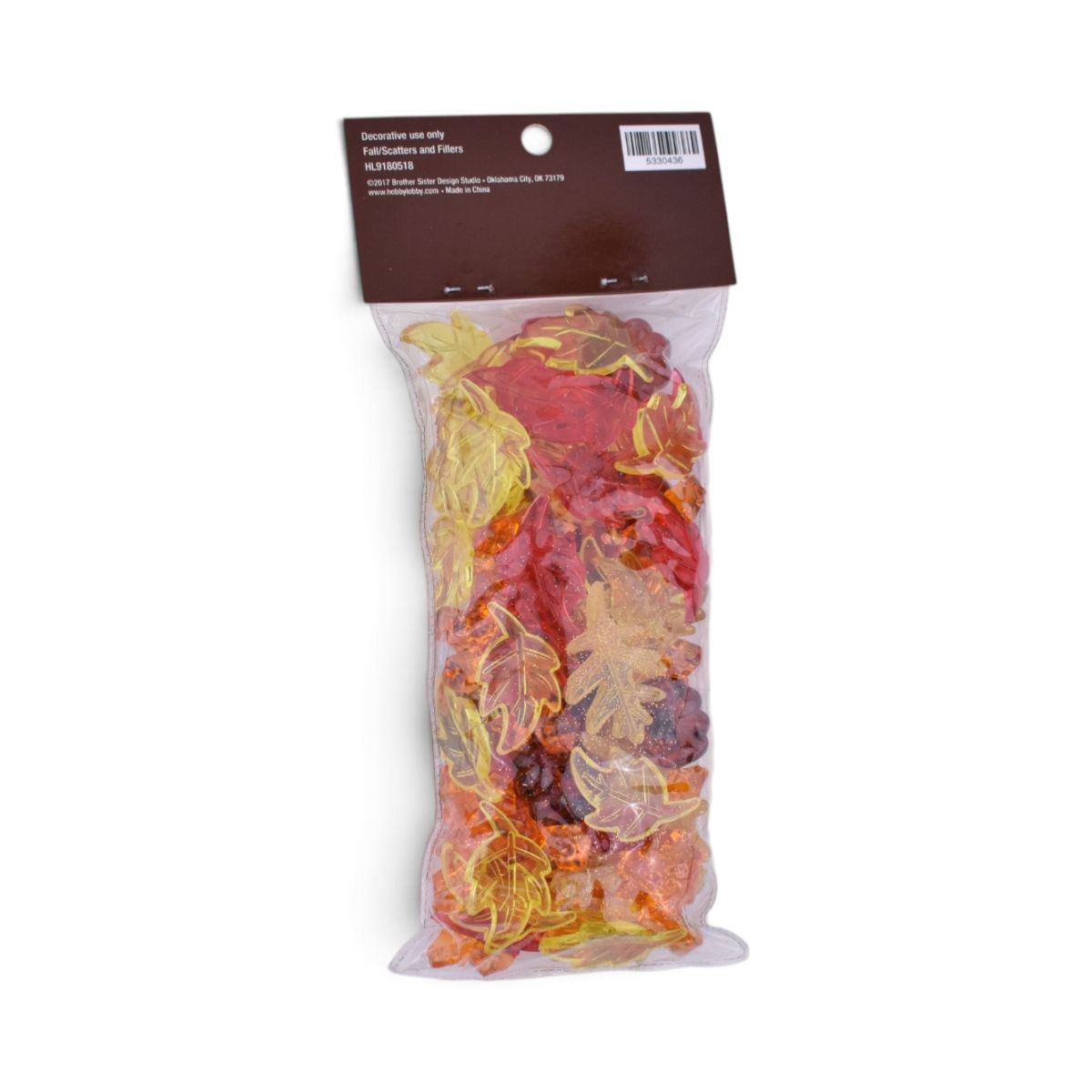 Fall Acrylic Leaves Scatters and Fillers, 6.34oz