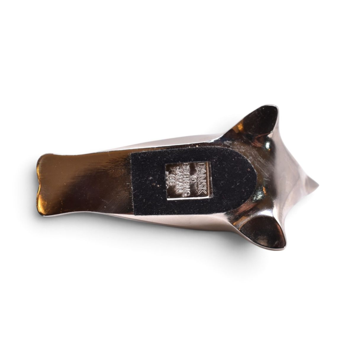 Silverplated Seal Paperweight Figurine
