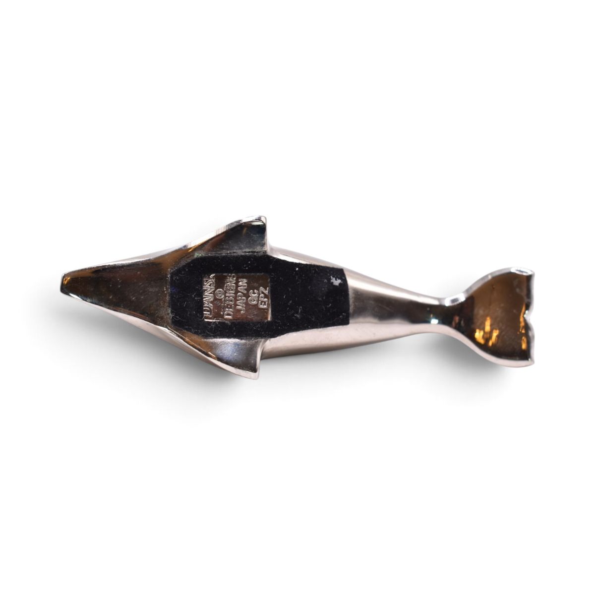 Silverplated Dolphin Paperweight Figurine
