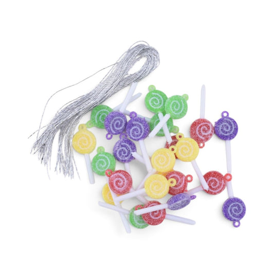 Miniature Lollipop Ornaments, 24 pc
