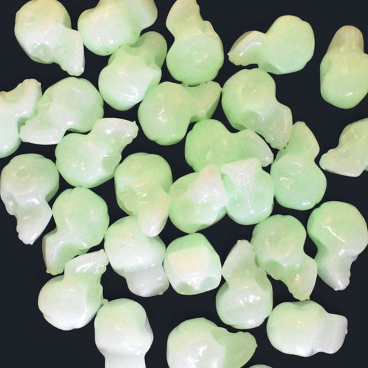 Halloween Small Skulls Glow in the Dark Decorative Filler, 5oz