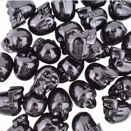 Halloween Black Skull Decorative Filler, 5 oz