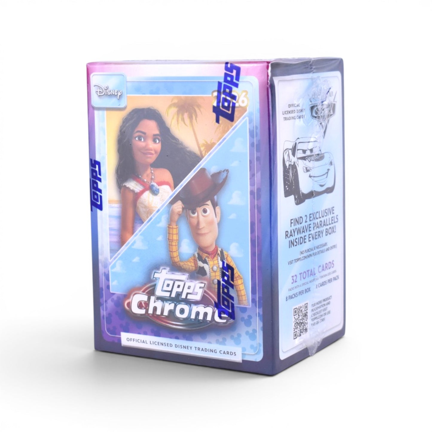 2026 Topps Chrome Disney Trading Cards Sealed Blaster Box