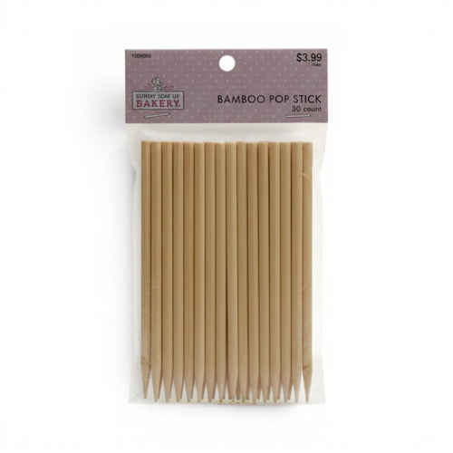 Bamboo Pop Stick, 30 Count