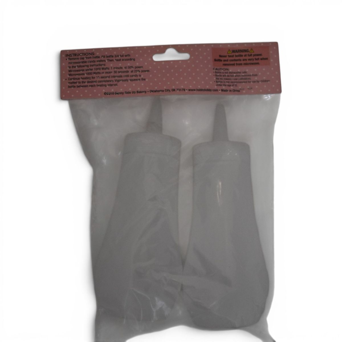 Squeeze Bottles, 2 Count, 6oz