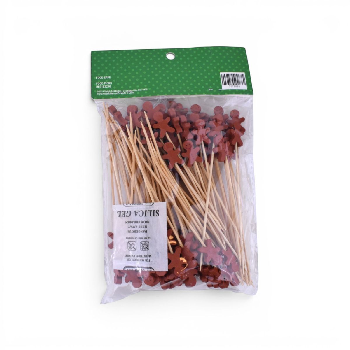 Gingerbread Bamboo Skewers, 100 Count