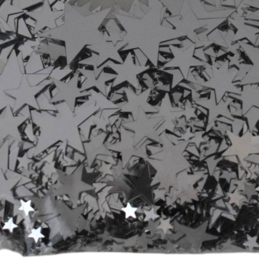 Silver Star Confetti, 1 oz