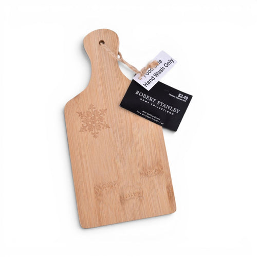 Snowflake Bamboo Cutting Board with Handle