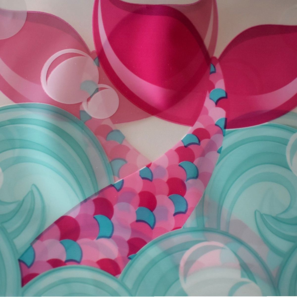 Mermaid Zipper Bags With Handles, 12 Count