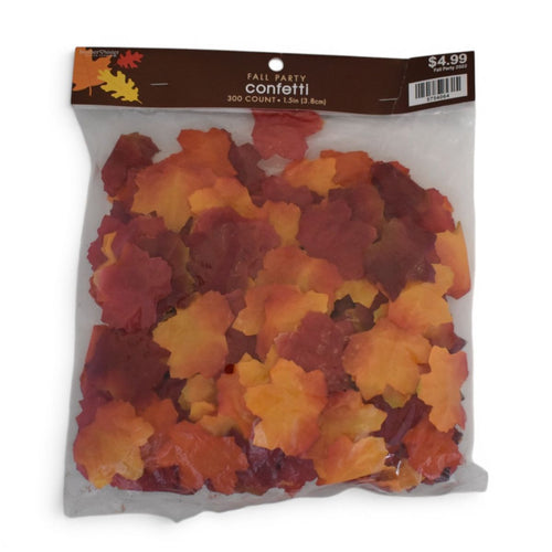 Fall Party Confetti, 300 Count Autumn Leaves