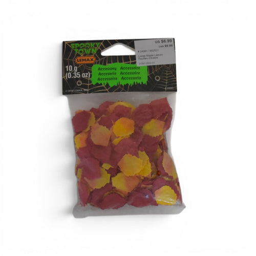 Small Maple Leaves Fall Decoration in Red and Yellow
