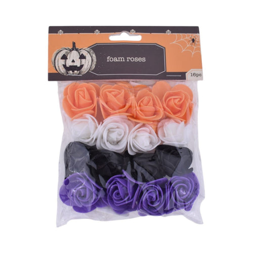 Halloween Foam Roses, 16 pc