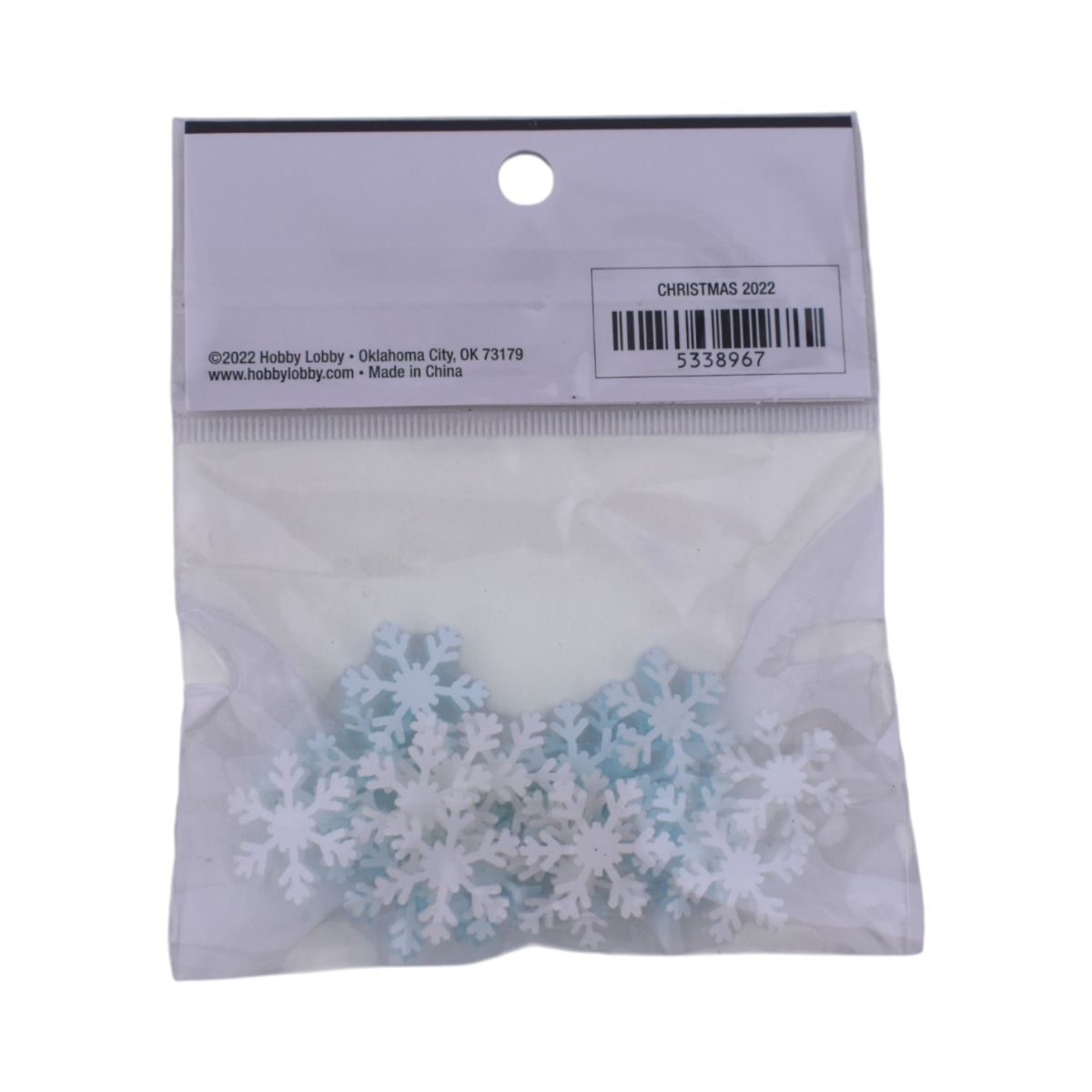 Acrylic Snowflakes, 20 pc