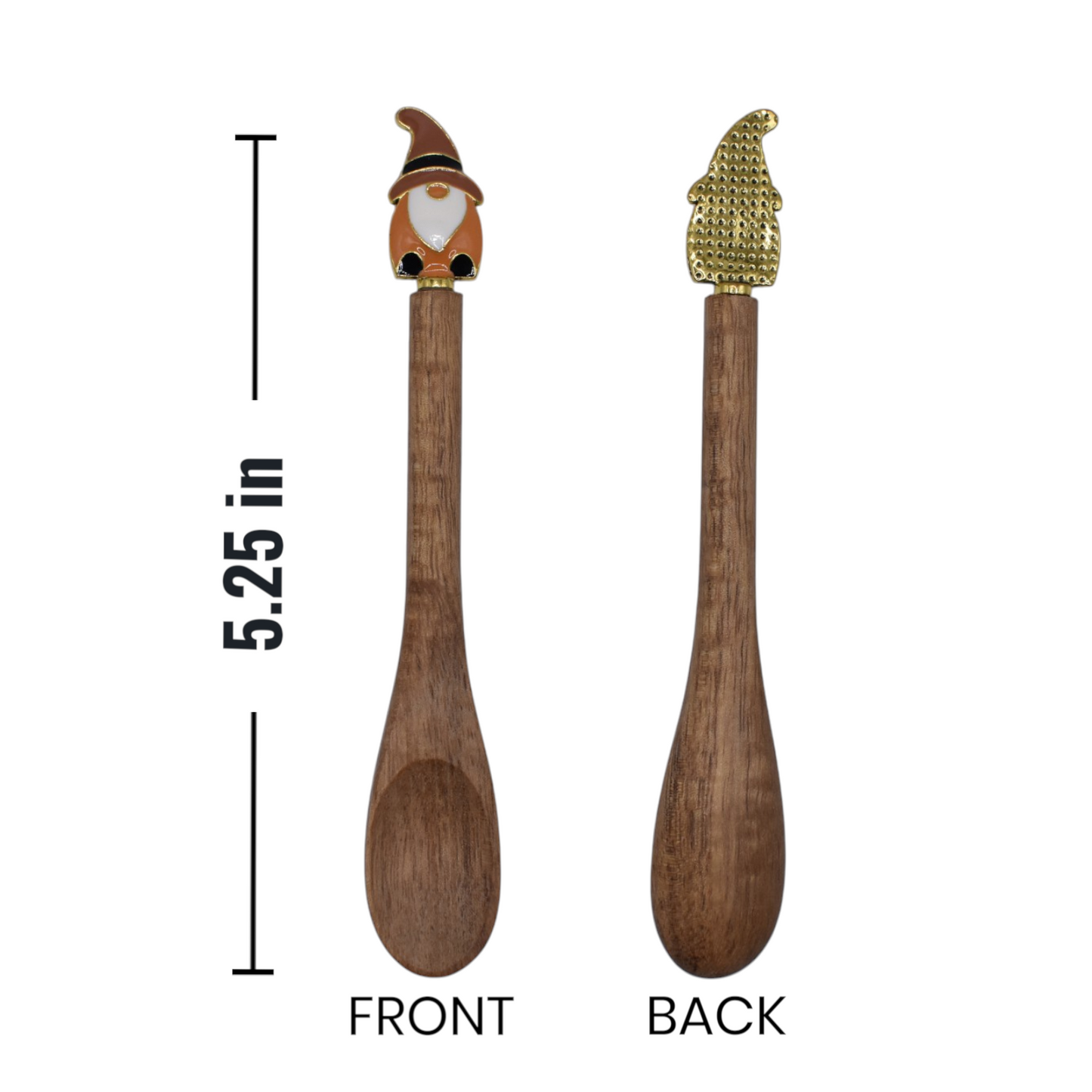 Fall Gnome Wooden Spoons, Set of 4