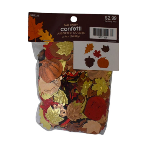 Brother Sister Design Studio Fall Party Confetti Assorted Colors, 2.5oz