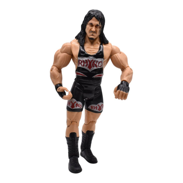 WWE Mattel Rhyno Black Singlet Wrestling Action Figure