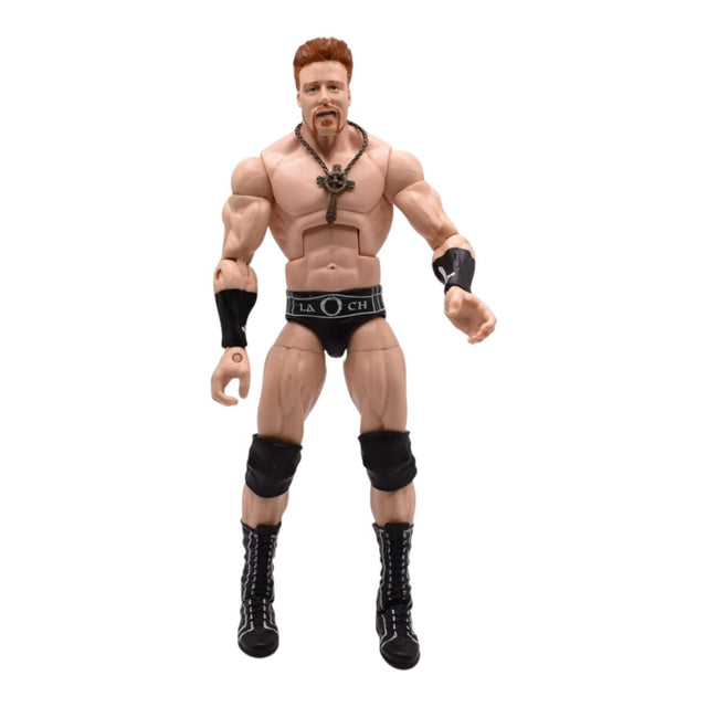 WWE Mattel Sheamus Action Figure in Black Celtic Trunks