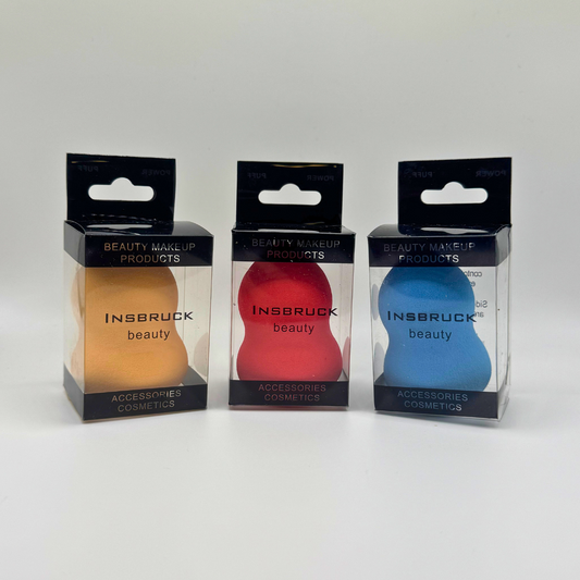 3-Pack Colorful Makeup Sponges