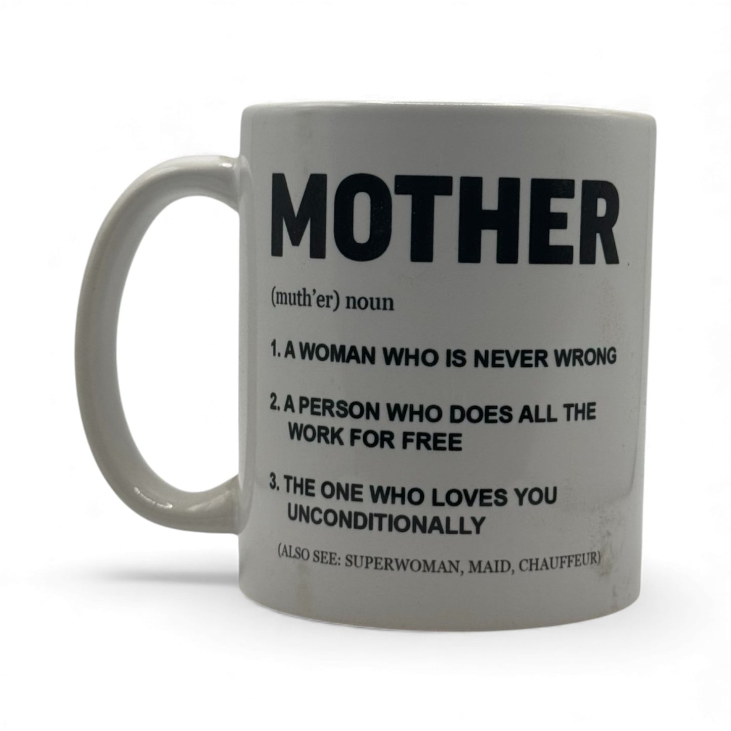 Definition of Mother – White Ceramic Coffee Mug (11oz)