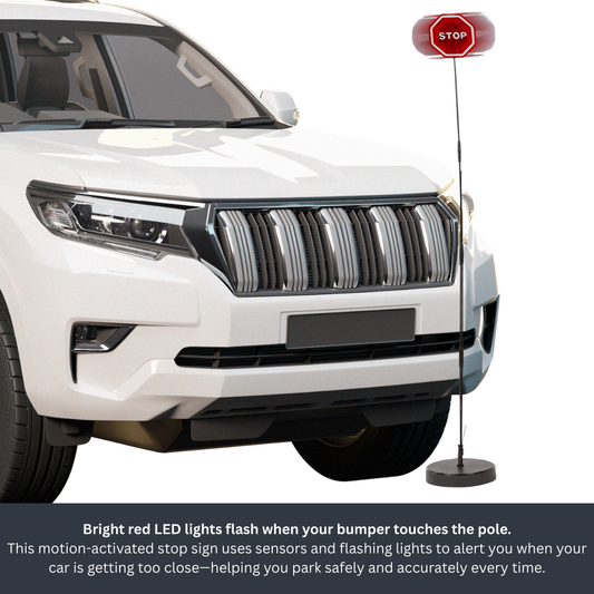 Flashing LED Stop Sign Garage Parking Assistant