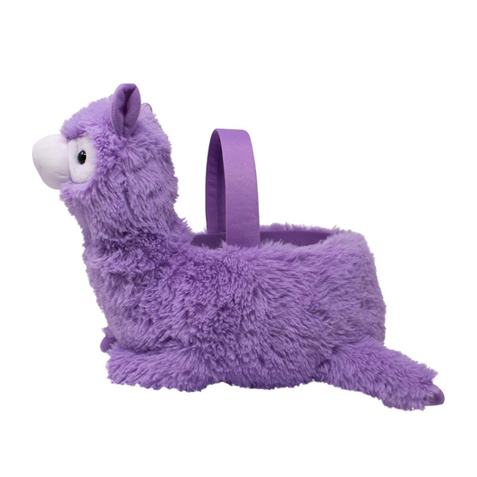 Llama Plush Basket