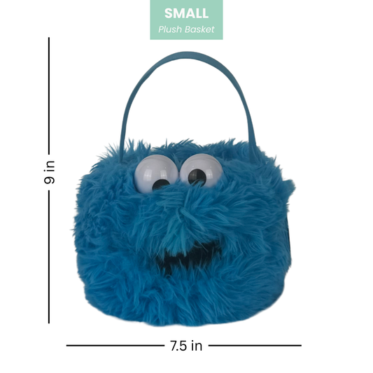 Cookie Monster Plush Basket - Small