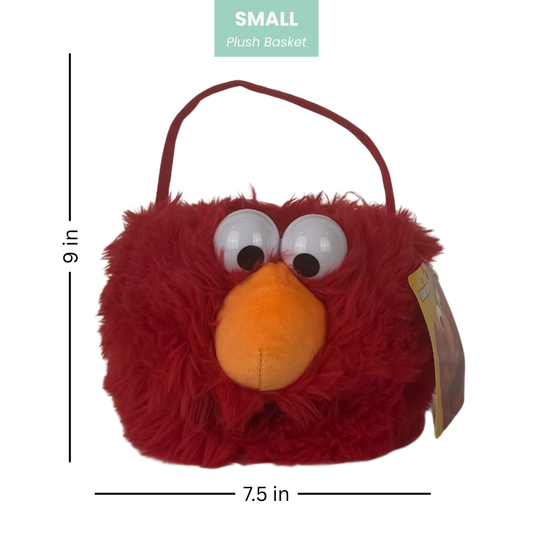 Elmo Small Plush Basket - Small