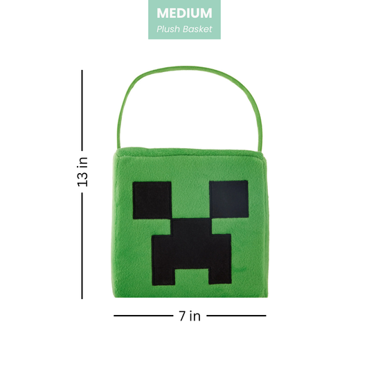 Minecraft Plush Basket