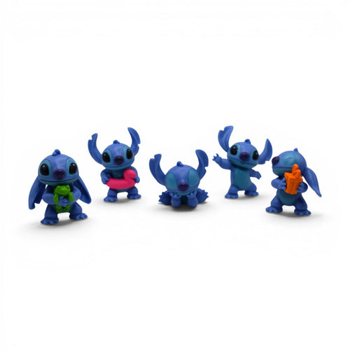 Disney Lilo & Stitch Mini Figures Set, 5 Pieces