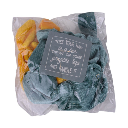Motivational Velvet Scrunchie Set (2-Pack)