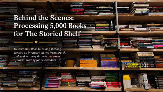 How We Organized 5,000 Books at The Storied Shelf