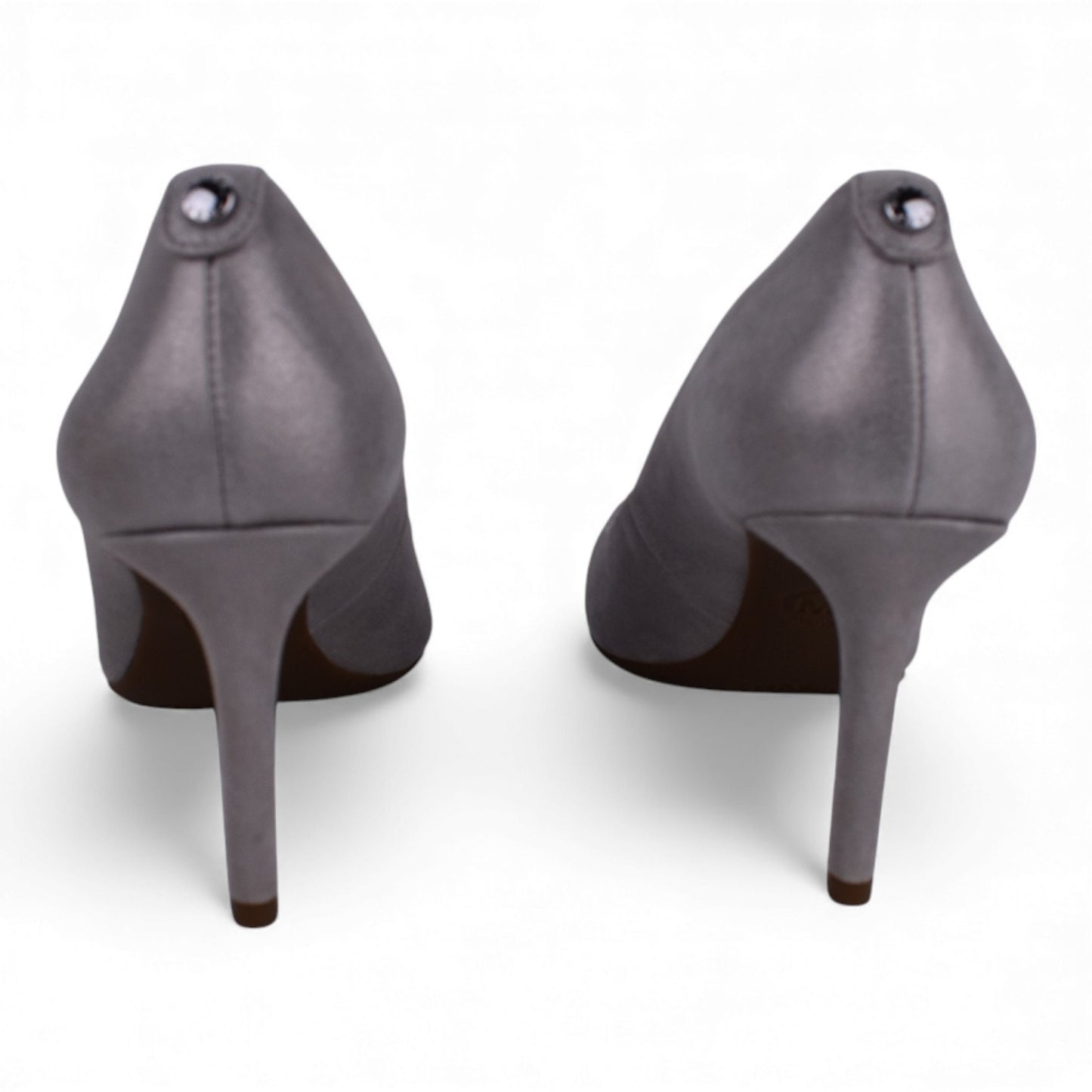 Michael Kors Dorothy Flex Pumps – Silver Suede, Size 7.5M