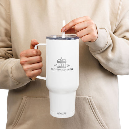 The Storied Shelf 40oz Insulated Tumbler Travel Mug with Lid