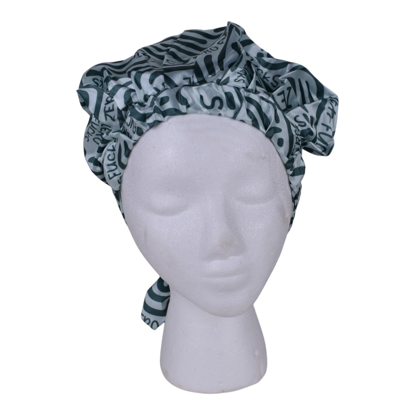 Unhinged Satin Shower Cap