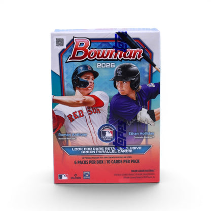2026 Bowman Baseball Trading Cards Sealed Value Box