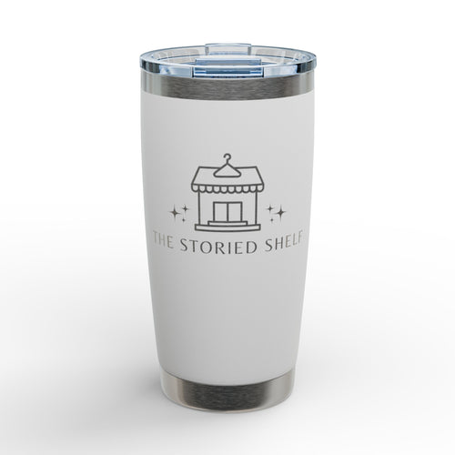 The Storied Shelf Engraved 20oz Stainless Travel Cup