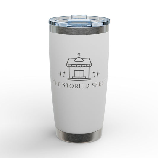 The Storied Shelf Engraved 20oz Stainless Travel Cup