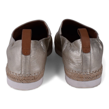 Gentle Souls by Kenneth Cole Metallic Leather Sporty Slip-On Sneakers – Women’s 7.5