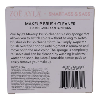 Zoe Ayla Makeup Brush Cleaner Set with Reusable Pads Zoe Ayla
