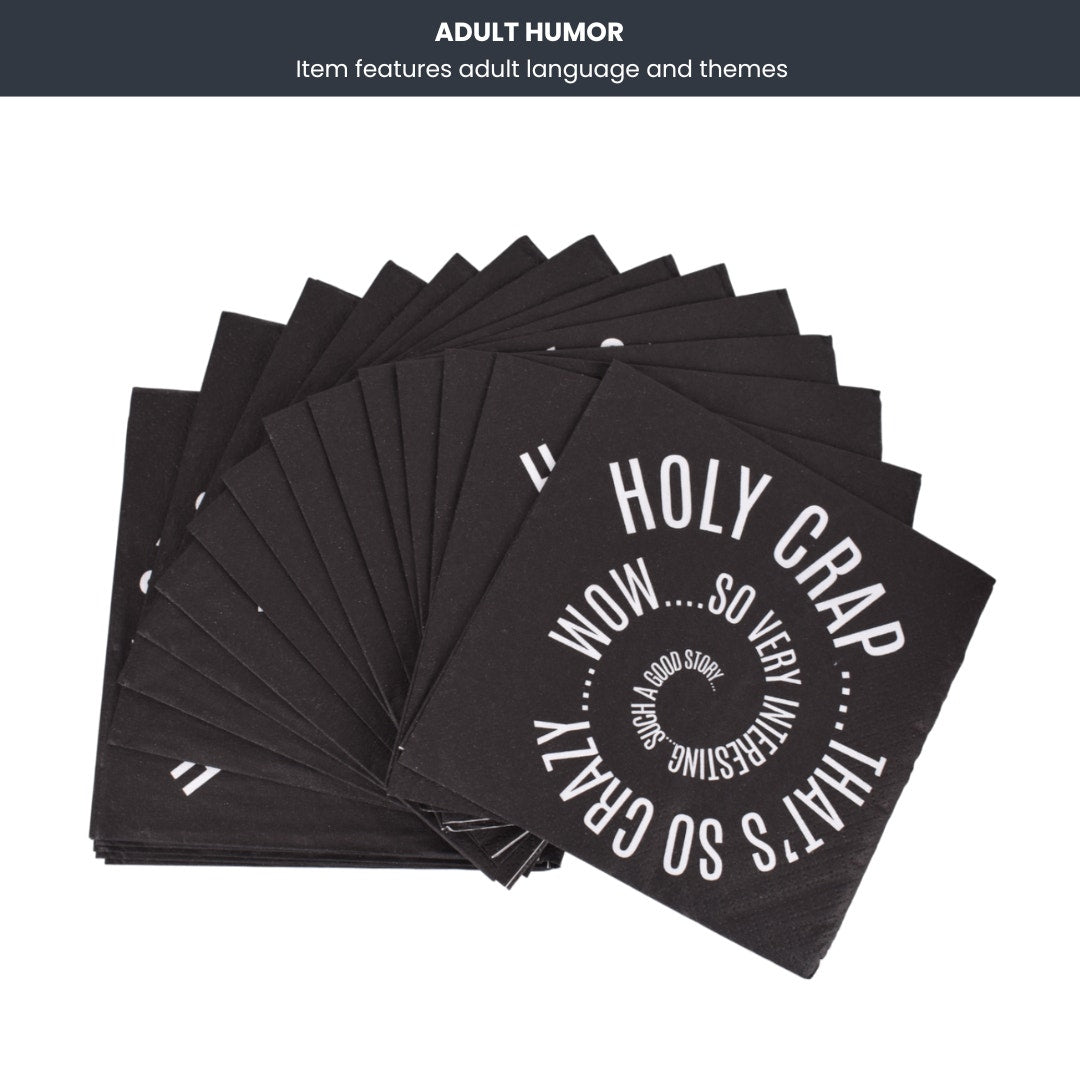 Holy Crap – Funny Beverage Napkins (20 Count)