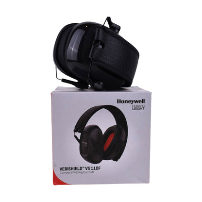 Honeywell Howard Leight VeriShield VS110F Compact Folding Earmuffs – NRR 24 (Black)
