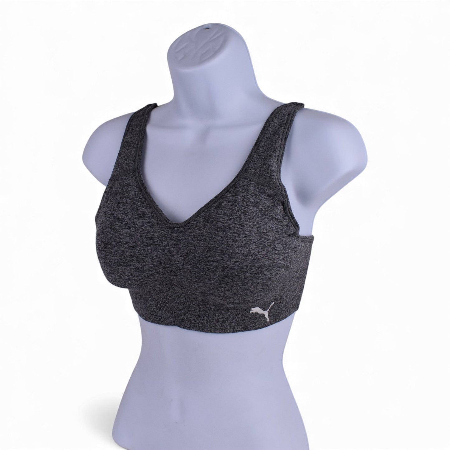 Puma Seamless Sports Bra – 2 Pack - Black & Gray (Open Box)