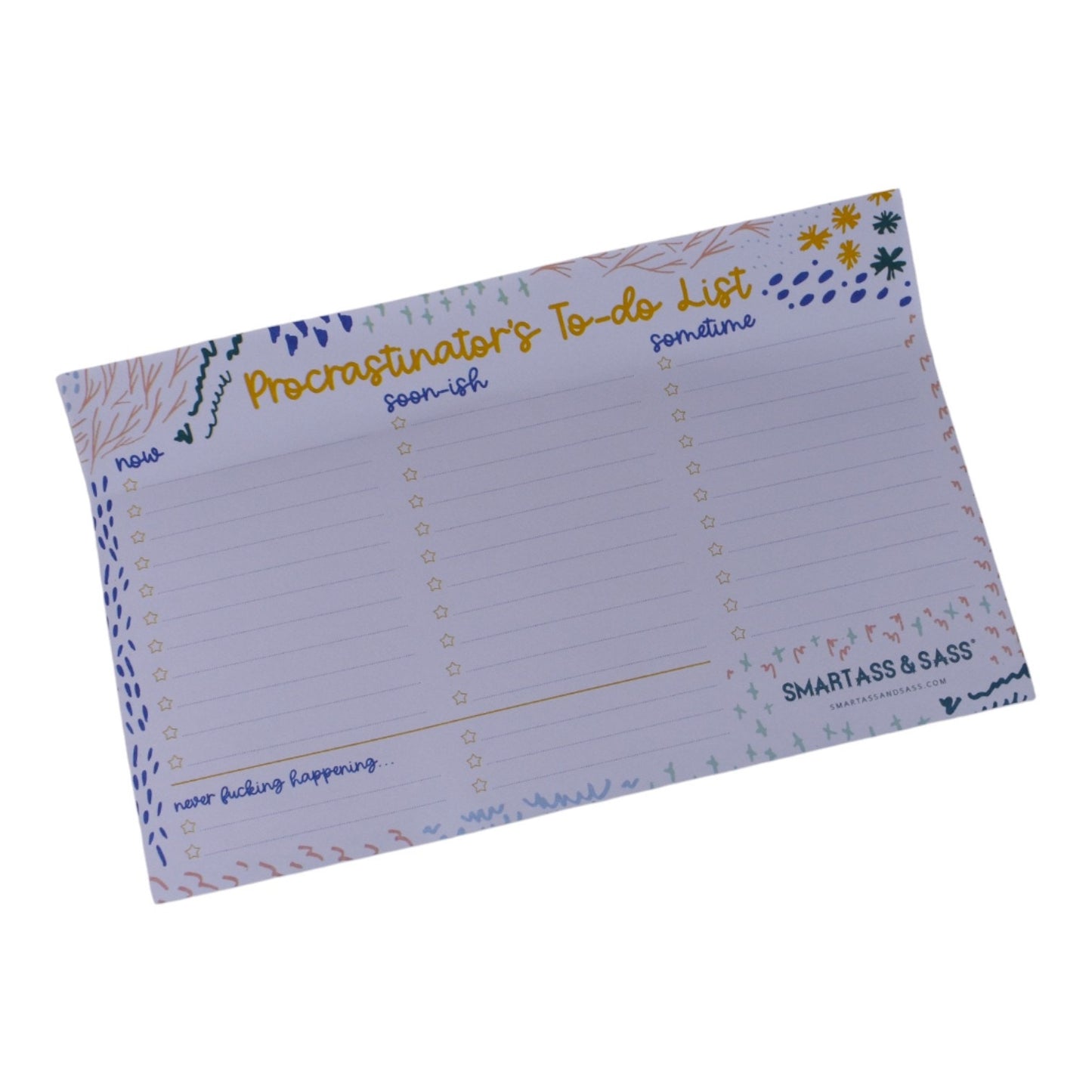 Procrastinator’s To-Do List Pad