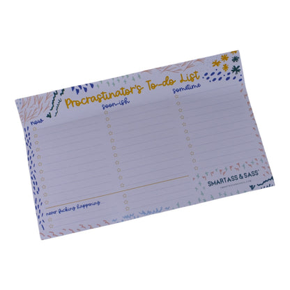 Procrastinator’s To-Do List Pad